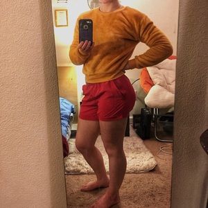 Selling shorts, sweater, or both.